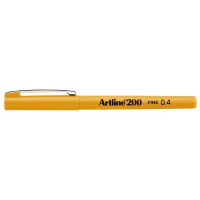 Fineliner 0.4mm | Artline 200 Fine 0.4 | gul 238522