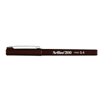 Fineliner 0.4mm | Artline 200 Fine 0.4 | mörkbrun 501208