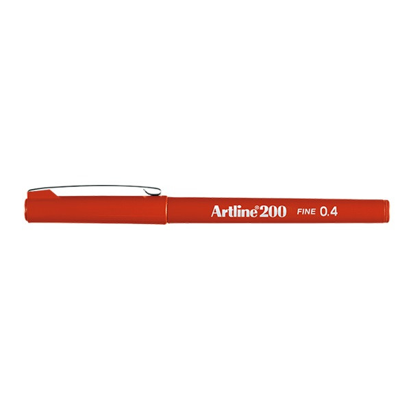 Fineliner 0.4mm | Artline 200 Fine 0.4 | mörkröd 501212 - 1
