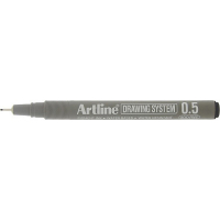 Artline Fineliner 0.5mm | Artline Drawing System | svart EK-235BLACK 360089