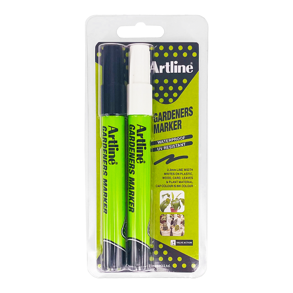 Artline Gardeners Marker 2.3mm | Artline | svart och vit | 2st EKPR-GDM/C2 362058 - 1