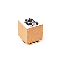 Hobbystämpel gummi 20x20mm | Lucky Cat | Hanko SE001668