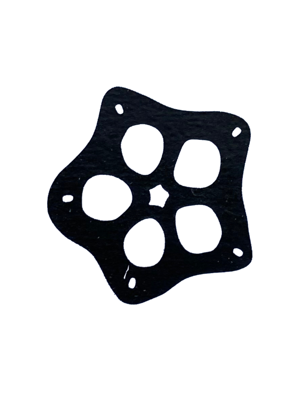 Hobbystämpel gummi 20x20mm | Snowflake | Hanko SE001663 - 2