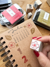 Hobbystämpel set gummi 10st | Iroitoshi Wa-suuji SE001687 - 3
