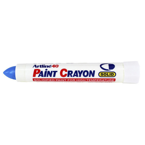 Artline Märkkrita | Artline 40 Paint Crayon High temp | blå EK-40BLUE 360079 - 1