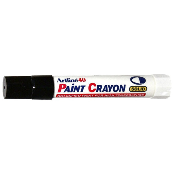 Artline Märkkrita | Artline 40 Paint Crayon High temp | svart⭐ EK-40BLACK 238792 - 2