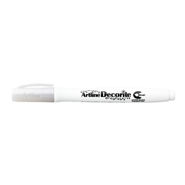 Artline Märkpenna Brush | Artline Decorite | vit EDF-FWHITE 501135 - 1