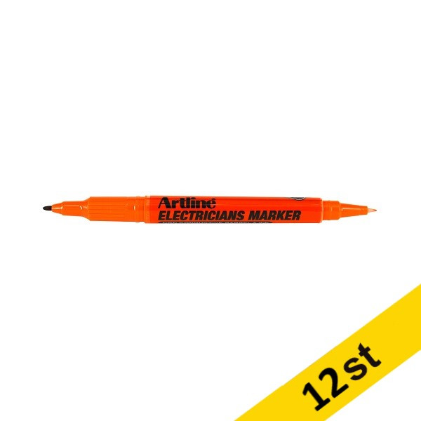 Artline Märkpenna elektriker 0.4/1.0mm | Artline | orange | 12st  362066 - 1