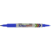 Artline Märkpenna permanent 0.4-1.0mm | Artline 041T (2-i-1) | blå EK-041TBLUE 238783