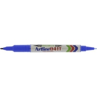 Artline Märkpenna permanent 0.4-1.0mm | Artline 041T (2-i-1) | blå EK-041TBLUE 238783