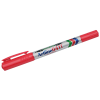 Märkpenna permanent 0.4-1.0mm | Artline 041T (2-i-1) | röd