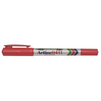 Artline Märkpenna permanent 0.4-1.0mm | Artline 041T (2-i-1) | röd EK-041TRED 238787