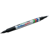 Märkpenna permanent 0.4-1.0mm | Artline 041T (2-i-1) | svart