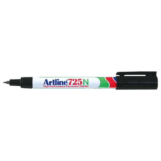 Artline Märkpenna permanent 0.4mm | Artline 725 Superfine | svart EK-725BLACK 238782 - 1