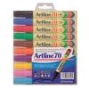 Märkpenna permanent 1.5mm | Artline 70 | sorterade färger | 10st