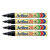 Artline Märkpenna permanent 1.5mm | Artline 70 | svart | 4st EK-70/C4BLACK 238770 - 1
