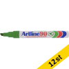Märkpenna permanent 2.0-5.0mm | Artline 90 | grön | 12st 360640 - 1