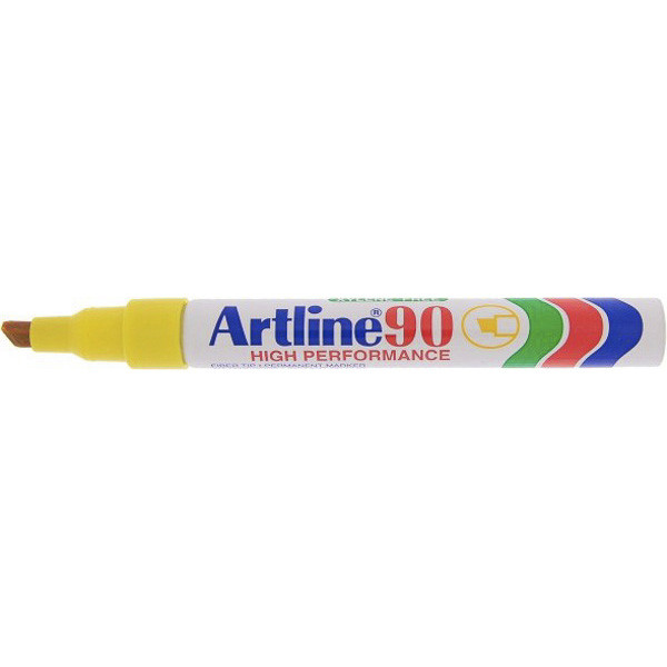 Artline Märkpenna permanent 2.0-5.0mm | Artline 90 | gul EK-90YELLOW 360069 - 1