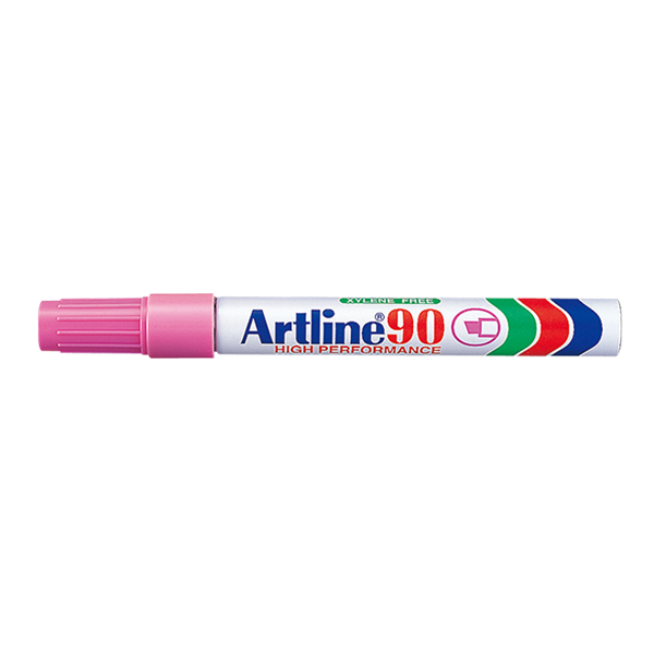 Artline Märkpenna permanent 2.0-5.0mm | Artline 90 | rosa EK-90PINK 501009 - 1