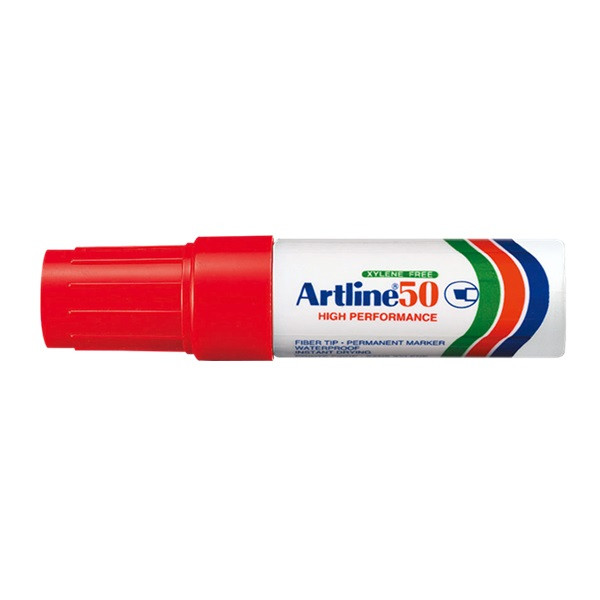Artline Märkpenna permanent 3.0-6.0mm | Artline 50 | röd EK-50RED 501029 - 1
