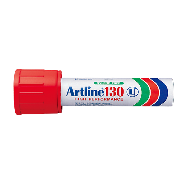 Artline Märkpenna permanent 30mm | Artline 130 | röd EK-130RED 501018 - 1