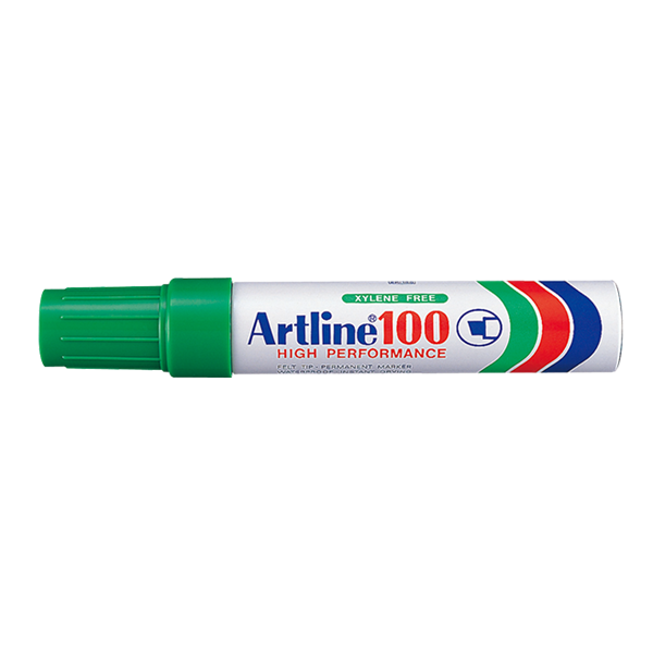 Artline Märkpenna permanent 7.5-12.0mm | Artline 100 | grön EK-100GREEN 501001 - 1