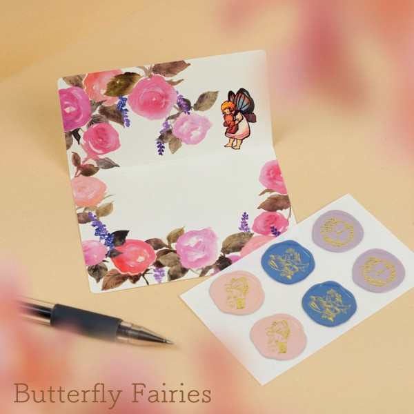 Message cards & Sticker Set | Butterfly Fairies | Artline SE001538 - 3