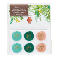 Message cards & Sticker Set | Fluffy Bears | Artline SE001540