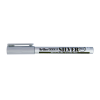 Artline Metallic Marker permament 0.8mm | Artline 999XF | silver EK-999XFSILVER 500929