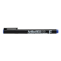 Artline Overheadpenna permanent 0.5mm | Artline 853 | blå EK-853BLUE 500935