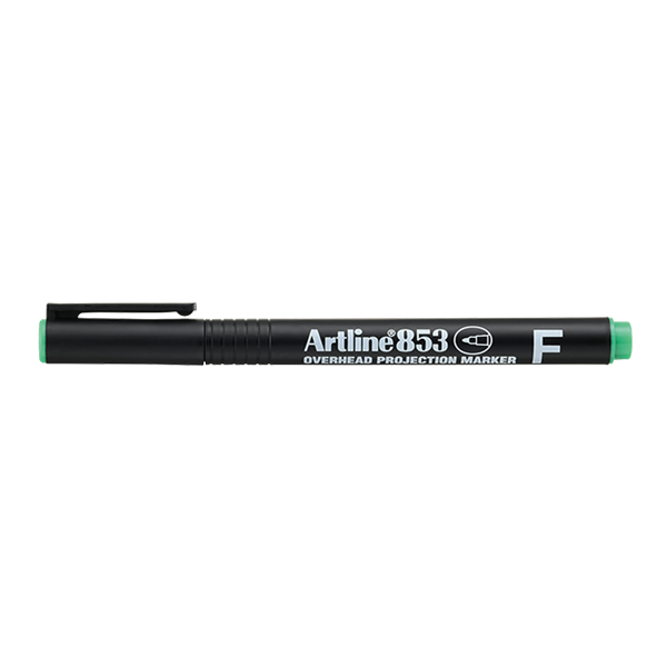 Artline Overheadpenna permanent 0.5mm | Artline 853 | grön EK-853GREEN 500937 - 1