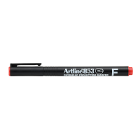 Artline Overheadpenna permanent 0.5mm | Artline 853 | röd EK-853RED 500939