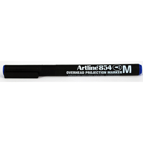 Artline Overheadpenna permanent 1mm | Artline 854 | blå $$ EK-854BLUE 360084 - 1