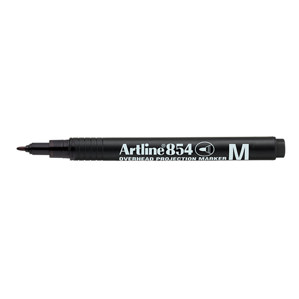 Artline Overheadpenna permanent 1mm | Artline 854 | svart EK-854BLACK 500943 - 1