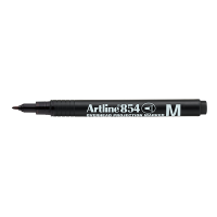 Artline Overheadpenna permanent 1mm | Artline 854 | svart EK-854BLACK 500943