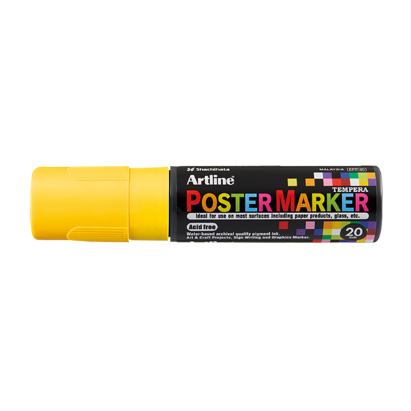 Artline Poster Marker 20mm | Artline | gul EPP-20YELLOW 500973 - 1