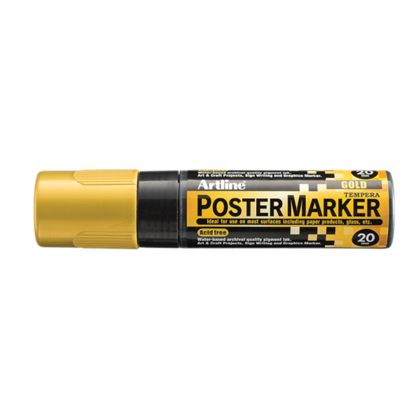 Artline Poster Marker 20mm | Artline | guld EPP-20GOLD 500975 - 1