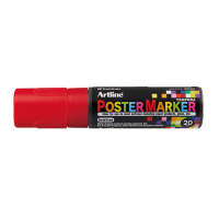 Artline Poster Marker 20mm | Artline | röd EPP-20RED 500977