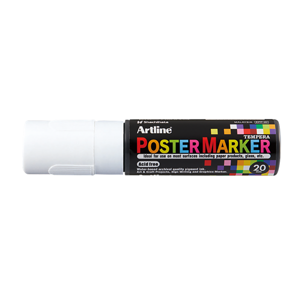 Artline Poster Marker 20mm | Artline | vit EPP-20WHITE 500981 - 1