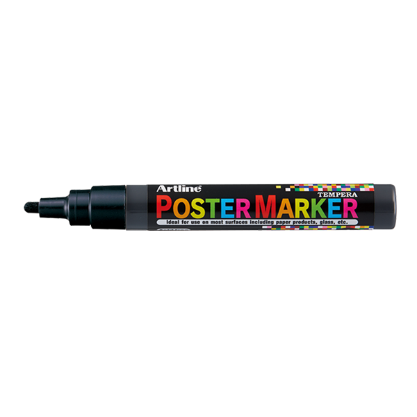 Artline Poster Marker 2mm | Artline | svart EPP-4BLACK 500967 - 1