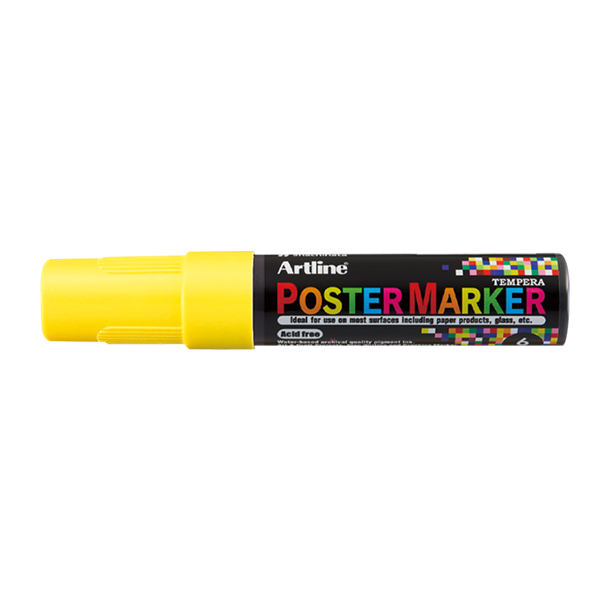 Artline Poster Marker 6mm | Artline | fluorescerande gul EPP-6FL.YELLOW 500991 - 1