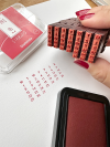 Stämpeldyna | ljusblå (Tsuyukusa) | Iromoya Waraby SE001656 - 5