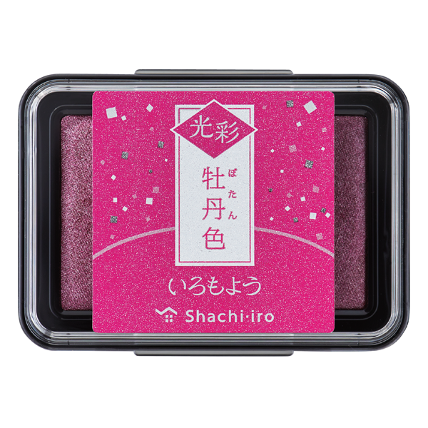 Stämpeldyna large | glitter rosa | Iromoyo Kosai SE001609 - 1