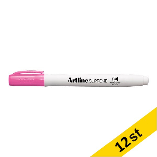 Whiteboardpenna 1.5mm | Artline Supreme | rosa | 12st 501393 - 1