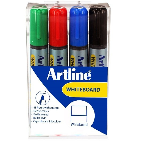Artline Whiteboardpenna 3mm | Artline 517 | sorterade färger | 4st 051794 238460 - 1