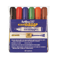 Artline Whiteboardpenna 3mm | Artline 517 | sorterade färger | 6st EK-517/6W96 360093