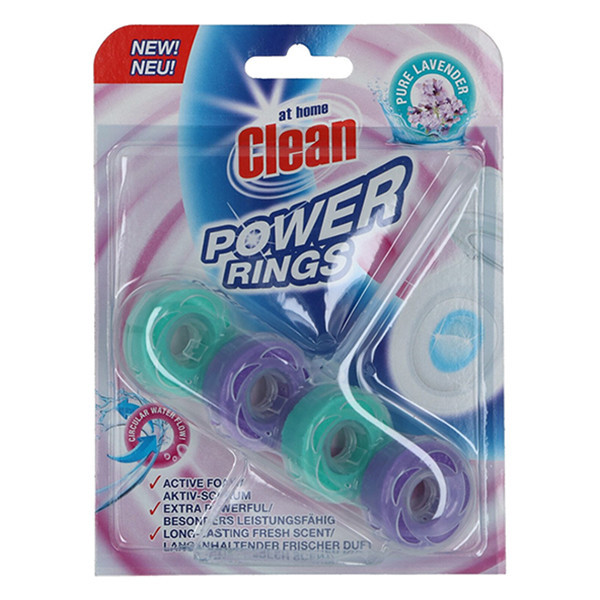 Toalettblock 40g | At Home Power Rings Pure Lavender SAT00060 - 1