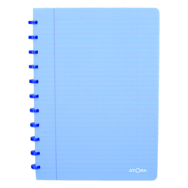 Atoma Skrivbok A4 linjerad | blå | 72 ark | Atoma Trendy 4137202 405235 - 1