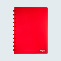 Skrivbok A4 linjerad | röd | 72 ark | Atoma Trendy 405237