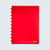Skrivbok A4 linjerad | röd | 72 ark | Atoma Trendy